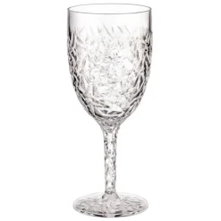 Verre a vin effet craquele