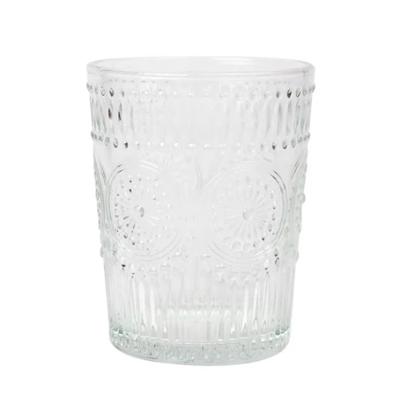 4 verres bas tournesol