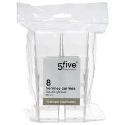 Verrine carre 8.5cl x8