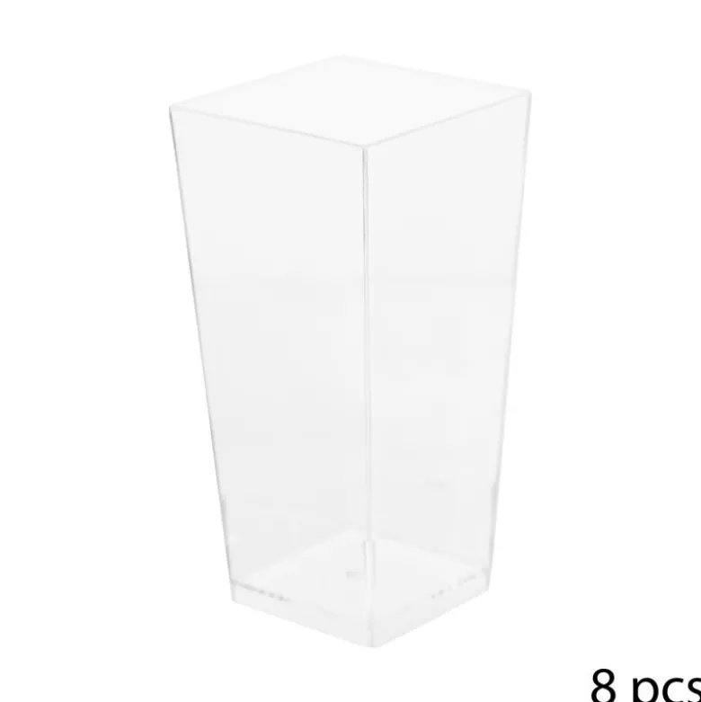 Verrine carre 8.5cl x8