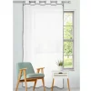 Voile oeillets noka 140x240cm bl